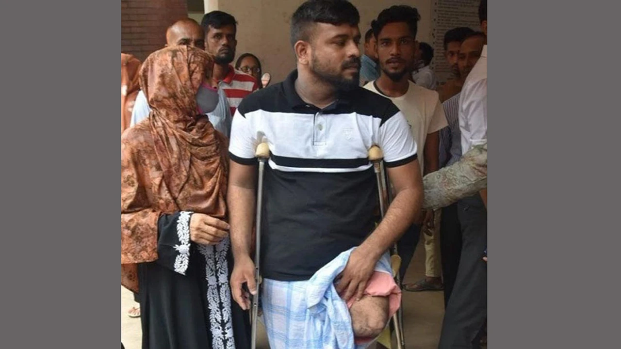 পুলিশের গুলিতে পা হারানো সাবেক ছাত্রদল নেতা সাইফুল আটক