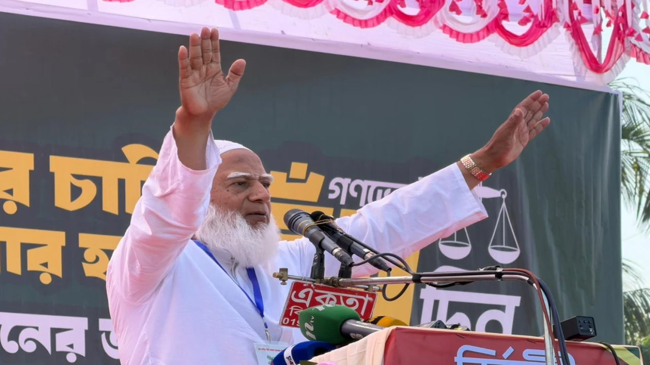 দলীয় সরকার নয়, জনগণের সরকার চাই : শফিকুর রহমান