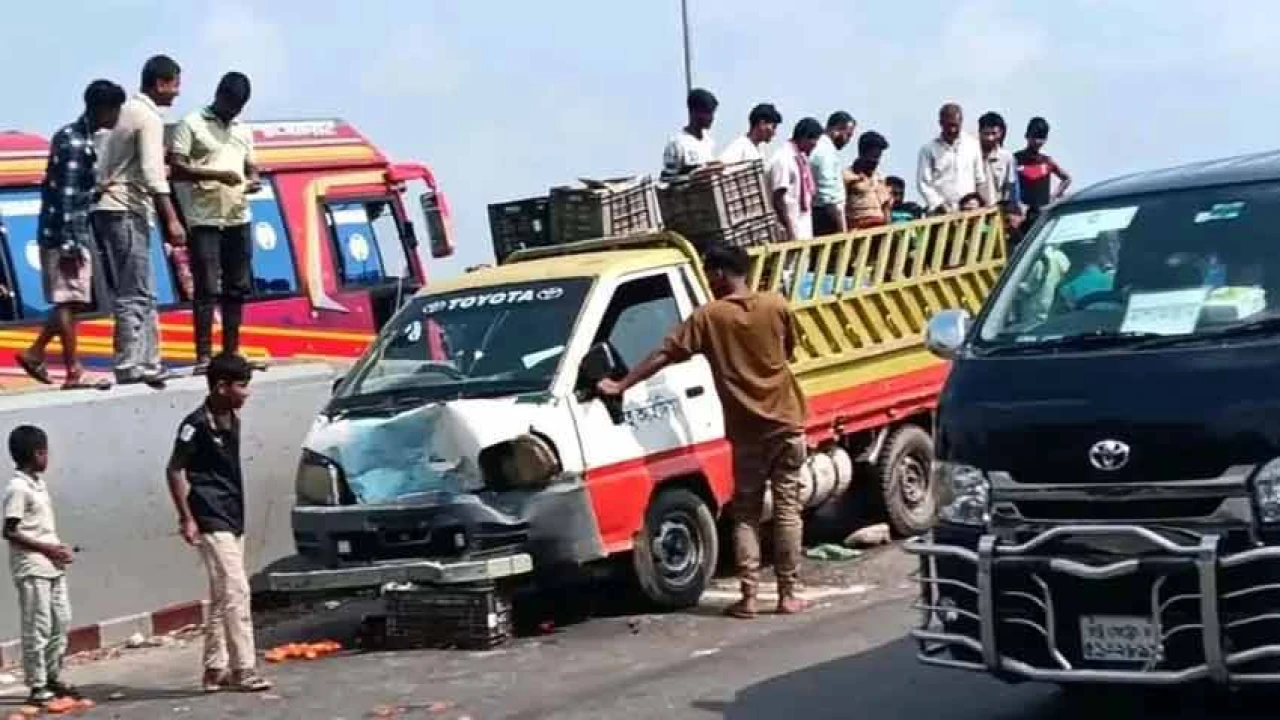 পিকআপের ধাক্কায় সড়কে প্রাণ গেলো বাবা-ছেলের...