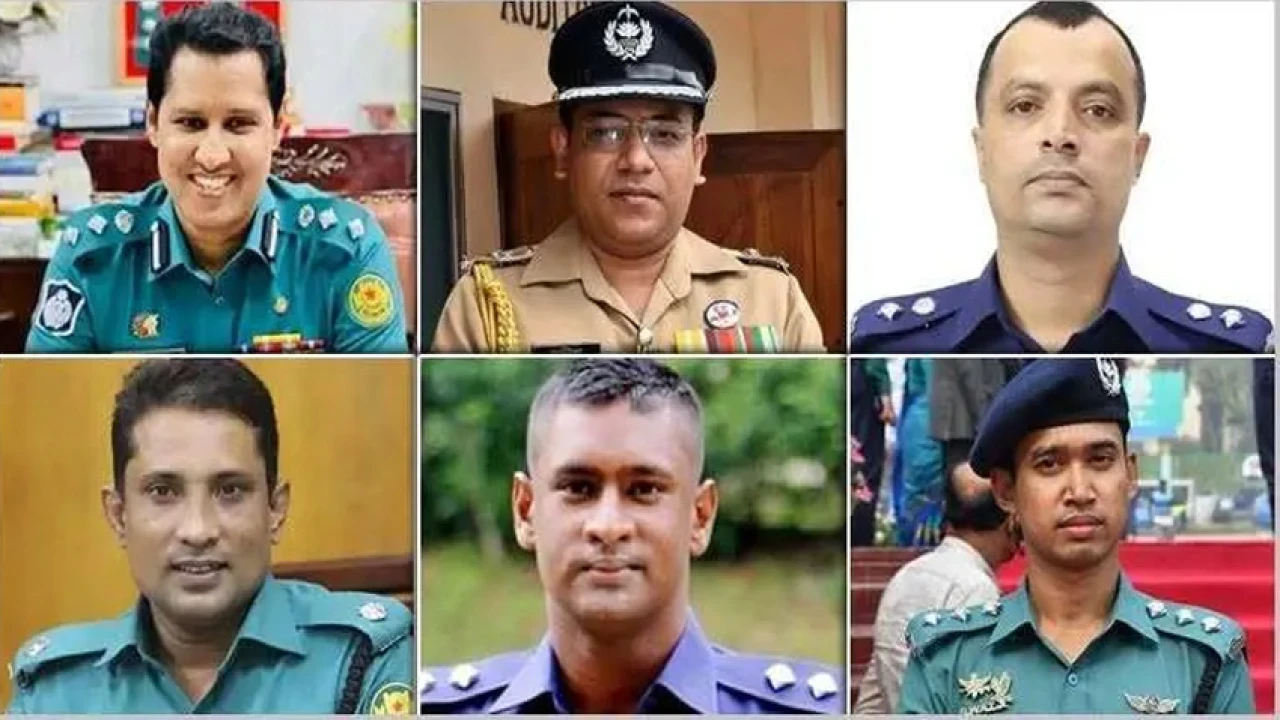 বিপ্লব-রুহানীসহ ৬ পুলিশ কর্মকর্তা বরখাস্ত